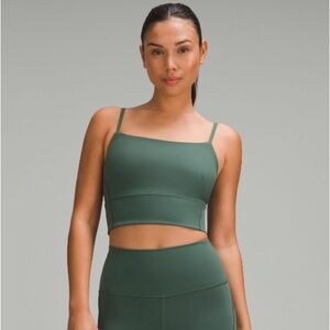 Lululemon Dark Green Strappy Sports Bra Size 2